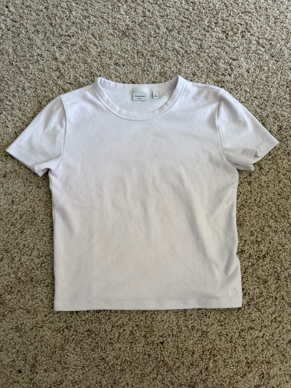 Sunday Best White Short Sleeve Kids Tee